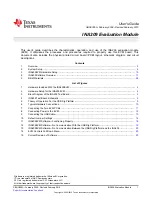 Texas Instruments INA209 User Manual предпросмотр