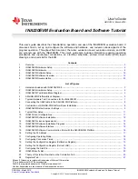 Предварительный просмотр 1 страницы Texas Instruments INA230EVM User Manual