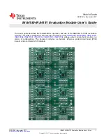 Предварительный просмотр 1 страницы Texas Instruments INA4180 User Manual