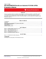 Предварительный просмотр 1 страницы Texas Instruments ISO1644DWEVM User Manual