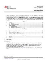 Preview for 1 page of Texas Instruments ISO5500EVM User Manual