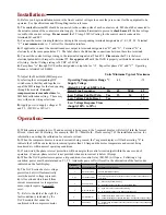 Preview for 2 page of Texas Instruments Klixon 2ACE Series Installation And Operating Instructions