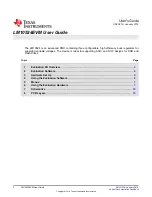 Preview for 2 page of Texas Instruments LM10524EVM User Manual