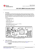 Предварительный просмотр 1 страницы Texas Instruments LM2695EVAL User Manual