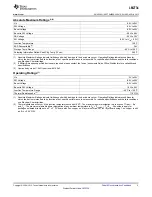 Preview for 3 page of Texas Instruments LM2734 Manual