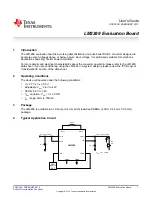 Предварительный просмотр 1 страницы Texas Instruments LM3269 User Manual