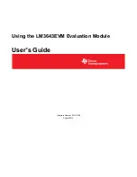 Preview for 1 page of Texas Instruments LM3643EVM User Manual