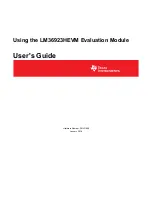 Texas Instruments LM36923HEVM User Manual предпросмотр