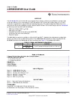 Texas Instruments LM38020EVM User Manual предпросмотр