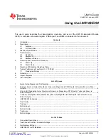 Предварительный просмотр 1 страницы Texas Instruments LM5108EVM User Manual