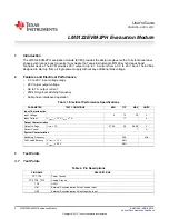 Предварительный просмотр 4 страницы Texas Instruments LM5122EVM-2PH User Manual