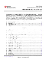 Предварительный просмотр 1 страницы Texas Instruments LM5156EVM-BST User Manual