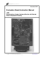 Предварительный просмотр 2 страницы Texas Instruments LM87EVAL Instruction Manual