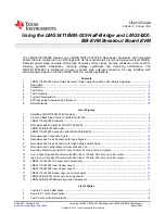 Preview for 1 page of Texas Instruments LMG3411EVM-029 User Manual