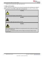 Предварительный просмотр 4 страницы Texas Instruments LMG352 EVM-04 Series User Manual