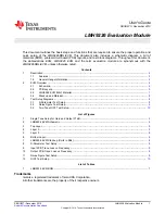 Texas Instruments LMH9226RRL-EVM User Manual предпросмотр