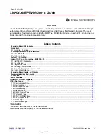 Texas Instruments LMK04368EPEVM User Manual preview