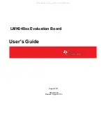 Предварительный просмотр 1 страницы Texas Instruments LMK048 Series User Manual