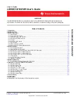 Предварительный просмотр 1 страницы Texas Instruments LMK5C33216EVM User Manual