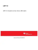 Предварительный просмотр 1 страницы Texas Instruments LMP7731 Manual