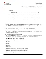 Preview for 1 page of Texas Instruments LMP91300SWIFEVM User Manual