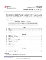 Предварительный просмотр 1 страницы Texas Instruments LMR33630ADDAEVM User Manual