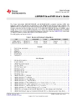 Предварительный просмотр 1 страницы Texas Instruments LMR36015 EVM Series User Manual