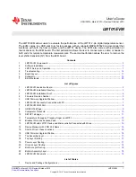 Preview for 1 page of Texas Instruments LMT01EVM User Manual