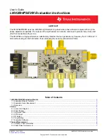 Preview for 1 page of Texas Instruments LMX2594PSEVM User Manual