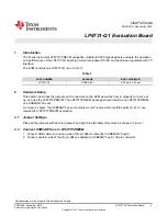 Preview for 3 page of Texas Instruments LP8731-Q1 User Manual