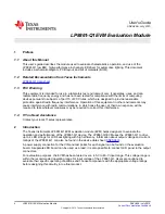 Preview for 4 page of Texas Instruments LP8861-Q1 User Manual