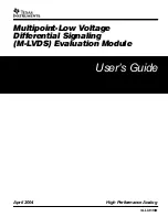 Предварительный просмотр 1 страницы Texas Instruments M-LVDS User Manual