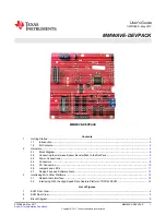 Texas Instruments MMWAVE-DEVPACK User Manual предпросмотр