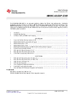 Texas Instruments MMWCAS-DSP-EVM User Manual предпросмотр