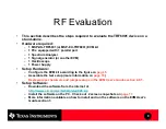 Preview for 9 page of Texas Instruments MSP-EU-TRF6901 Quick Start Manual