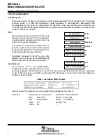 Preview for 6 page of Texas Instruments MSP430C311S Manual