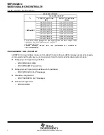 Предварительный просмотр 2 страницы Texas Instruments MSP430CG4616IPZ Manual