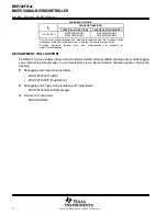 Preview for 2 page of Texas Instruments MSP430F4132IPM Manual