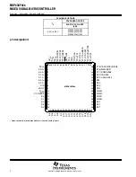 Preview for 2 page of Texas Instruments MSP430F42 series Instruction Manual