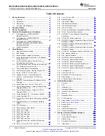 Предварительный просмотр 4 страницы Texas Instruments MSP430F643 Series Manual