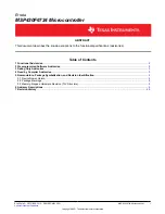 Preview for 1 page of Texas Instruments MSP430F6724 Manual