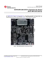 Предварительный просмотр 1 страницы Texas Instruments MSP430FG4618/F2013 User Manual