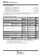 Предварительный просмотр 26 страницы Texas Instruments MSP430x11x1 Specification Sheet