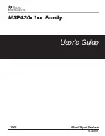 Предварительный просмотр 1 страницы Texas Instruments MSP430x1xx User Manual