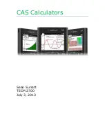 Texas Instruments nspire cx User Manual preview