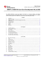 Texas Instruments OMAP-L137/C6747 User Manual preview