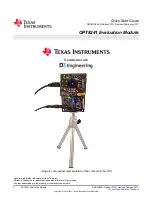 Предварительный просмотр 4 страницы Texas Instruments OPT8241-CDK-EVM Quick Start Manual