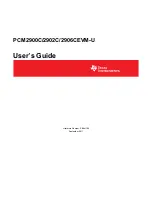 Предварительный просмотр 1 страницы Texas Instruments PCM2900C User Manual