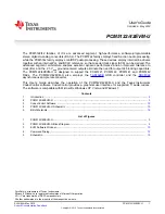 Предварительный просмотр 1 страницы Texas Instruments PCM5122/42EVM-U User Manual