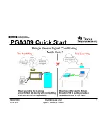 Предварительный просмотр 2 страницы Texas Instruments PGA309 Quick Start Manual